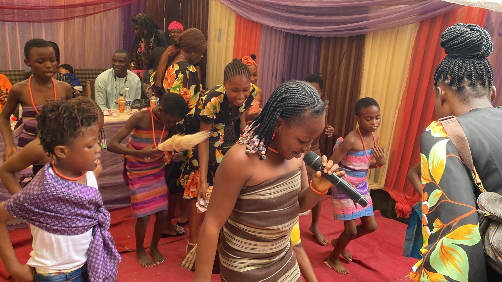 Graduands performing Cultural dance