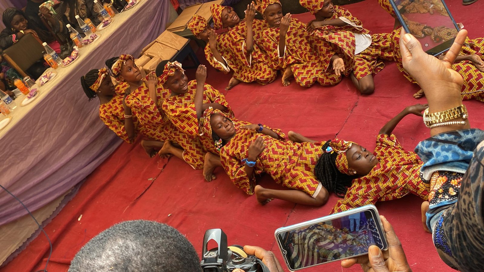 Graduands performing Cultural dance