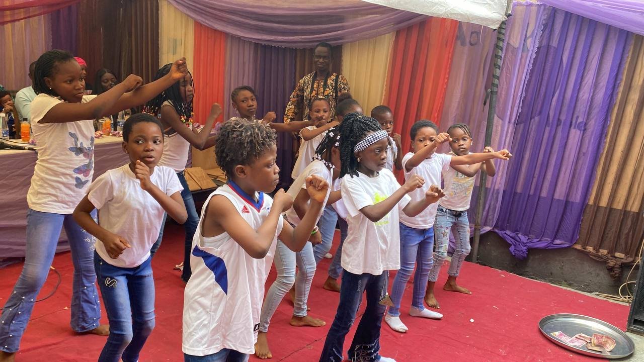 Graduands performing Cultural dance